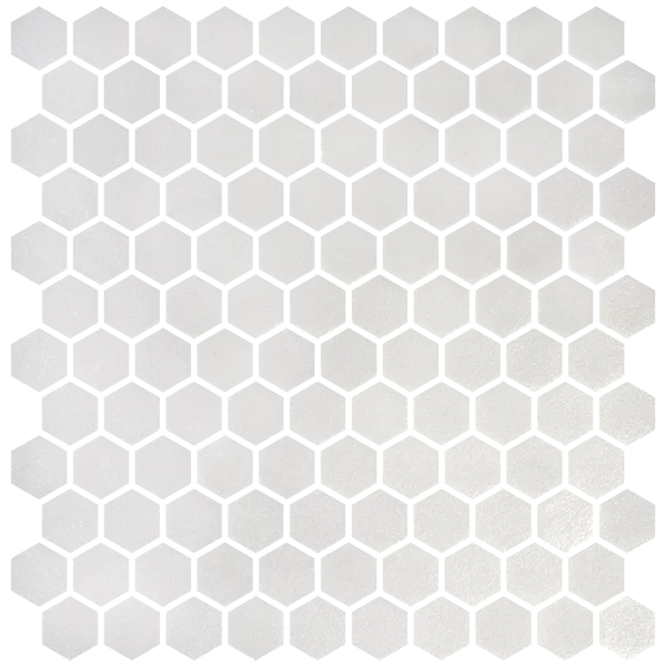 Mosaique Hex Stoneglass White
